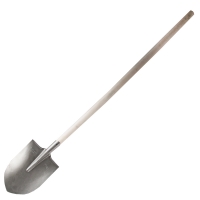 Gardening shovel with a sharp edge