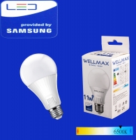 LED lamp Wellmax 11W daylight (A60 E27 6500) K