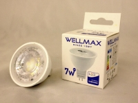 Лампочка электрическая LED Wellmax 07W (GU5,3 6500К)