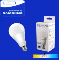 LED bulb Wellmax 15W neutral white (A65 E27 400: