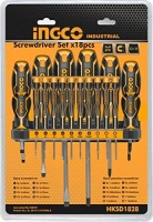 Ingco-HKSD1828 18 PCS Screwdriver and Precision Screwdriver Set – CR-V Steel
