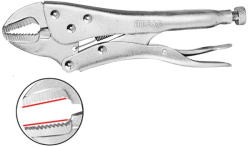 250 mm INGCO HSJP0110 with smooth lip clamp