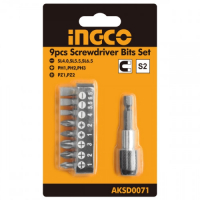 Screwdriver tip set INGCO AKSD0071