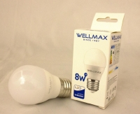 Светодиодная лампа Wellmax 08W (G45 6500K)