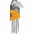 Hexagon wrench set 1,5-10mm INGCO HHK11091