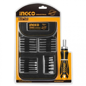 Պտուտակահաների հավաքածու 26 կտոր INGCO HKSDB0268 