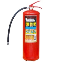 Fire extinguisher with 8 kg powder (A. B. C. E)
