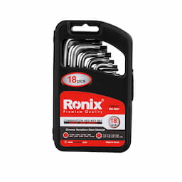 Վեցամկյուն և աստղիկների  հավաքածու 1,5-10մմ կարճ Ronix RH-2051 														